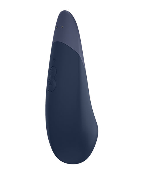 Vibromasseur clitoridien silencieux Womanizer Vibe - Bleu foncé