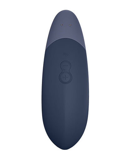 Vibromasseur clitoridien silencieux Womanizer Vibe - Bleu foncé