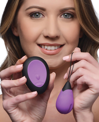 Bang! 10X Silicone Vibrating Egg - Purple