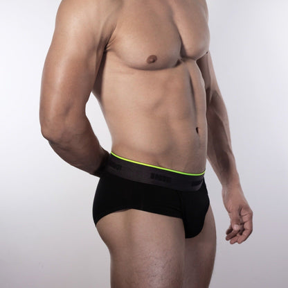 Jet Black Micro Modal Flex Brief