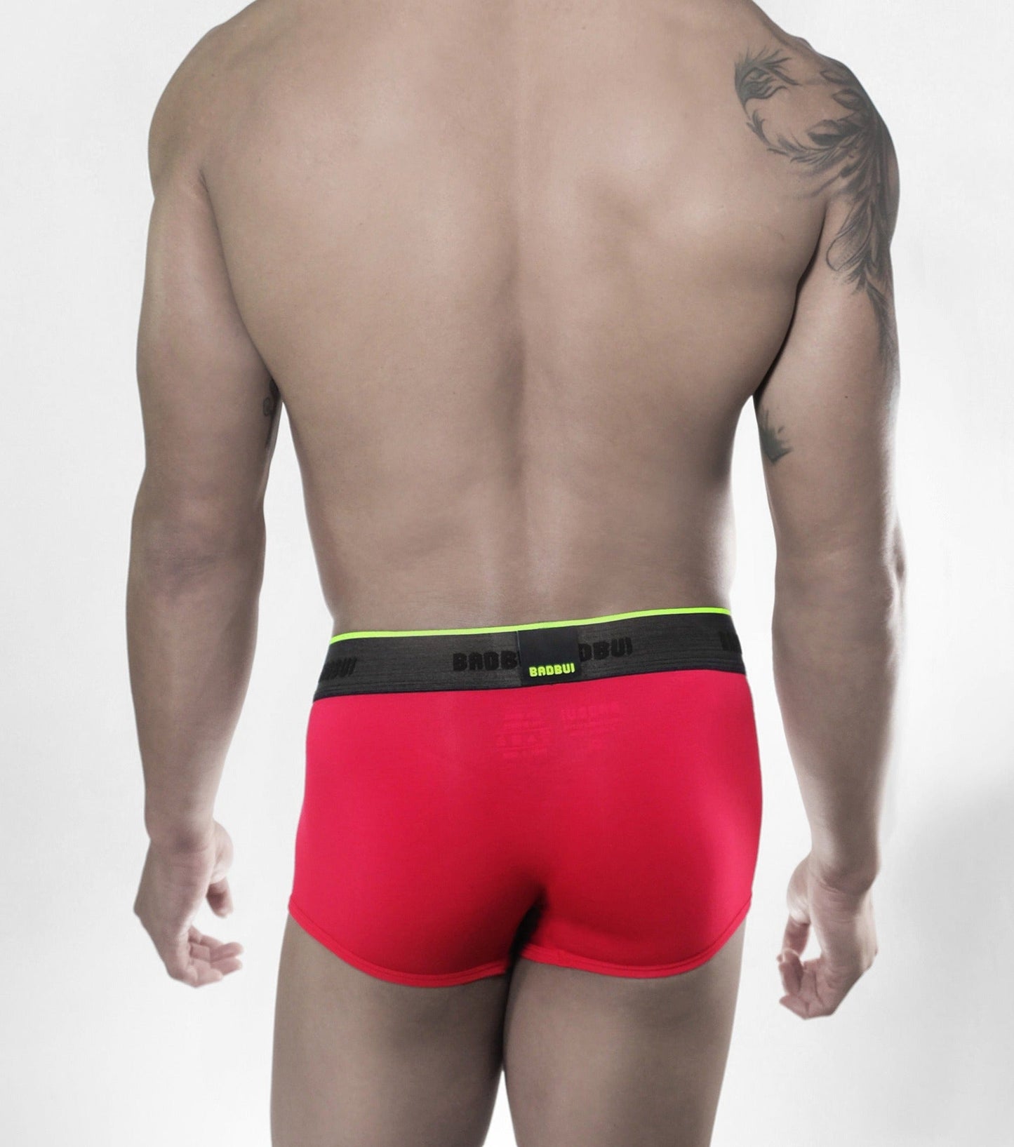 BADBUI Fire Red Micro Modal Low Rise Trunk