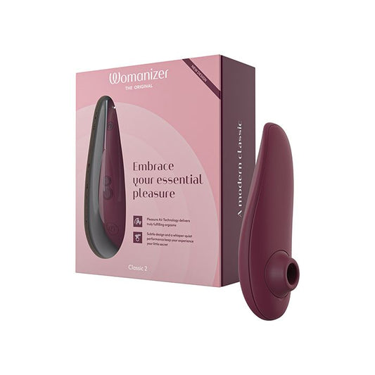 Womanizer Classic 2 Clitoral Stimulator - Bordeaux
