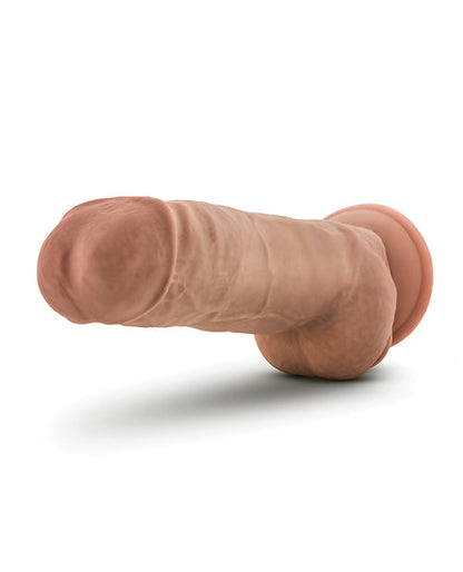Blush Au Naturel 10" Big Boy Dildo with Balls Tan
