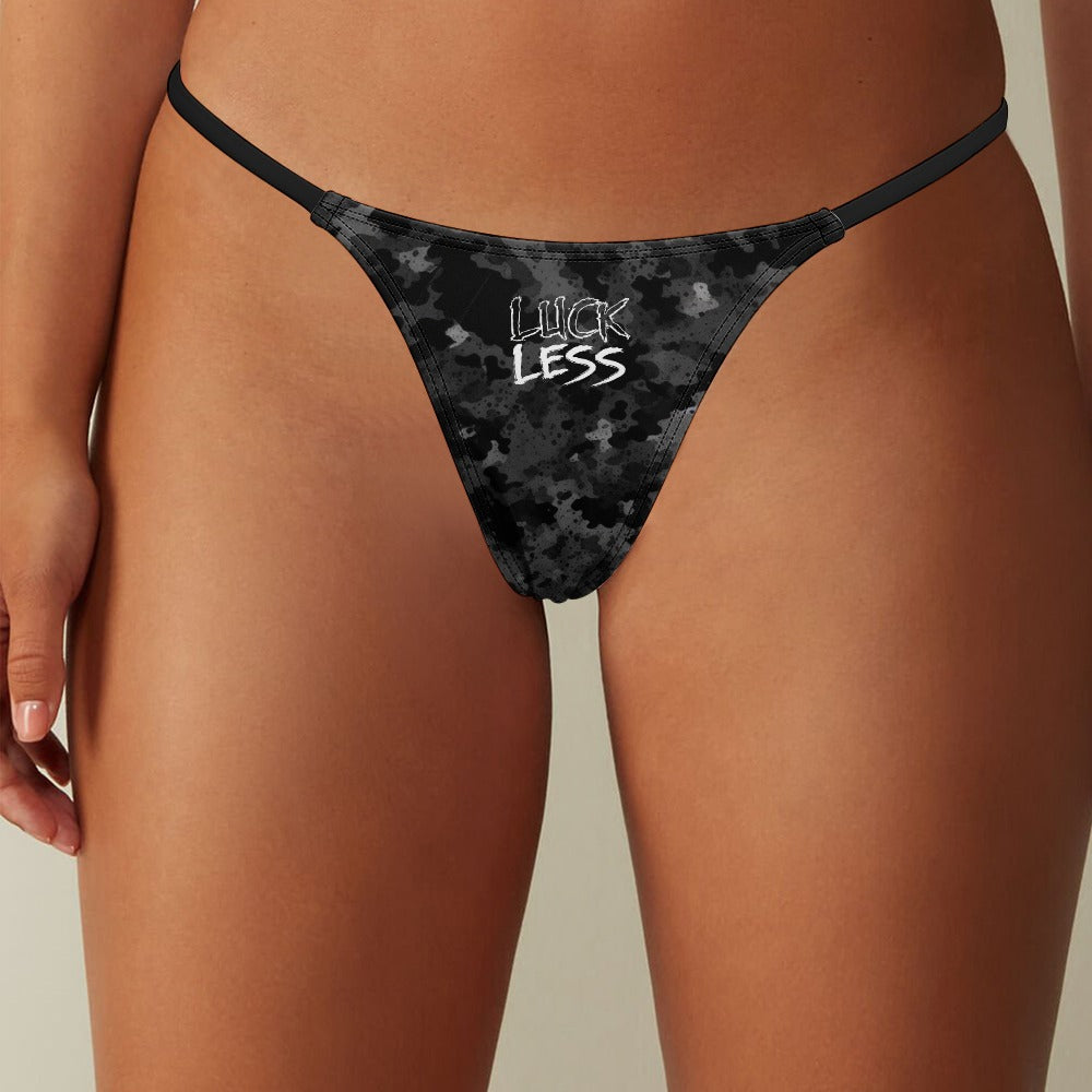Tactical Camo Polyester Spandex Thong With Comfortable Seamless Fit