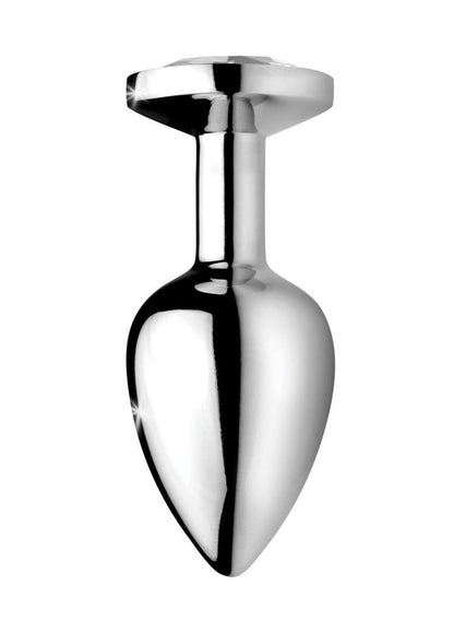Booty Sparks Bouchon anal moyen à gemme transparente
