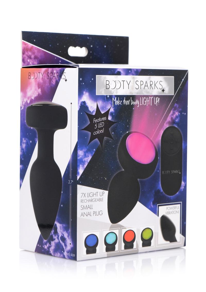 Booty Sparks Silicone Vibrating LED Anal Plug