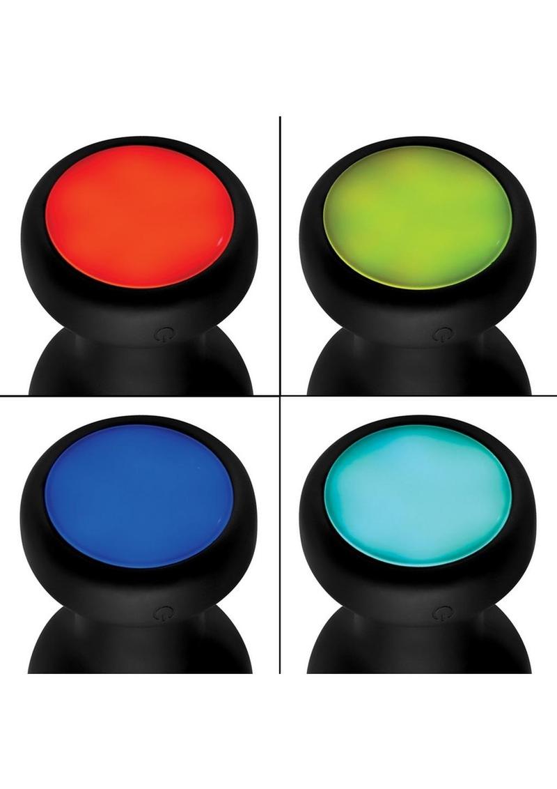 Booty Sparks Silicone Vibrating LED Anal Plug