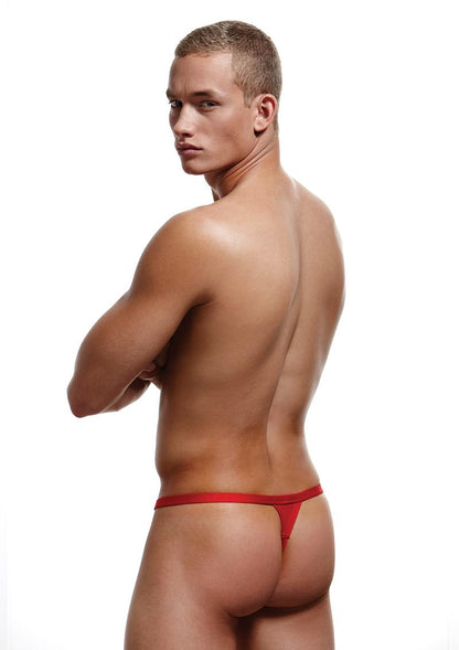 Envy Menswear Break-Away Thong | Black & Red