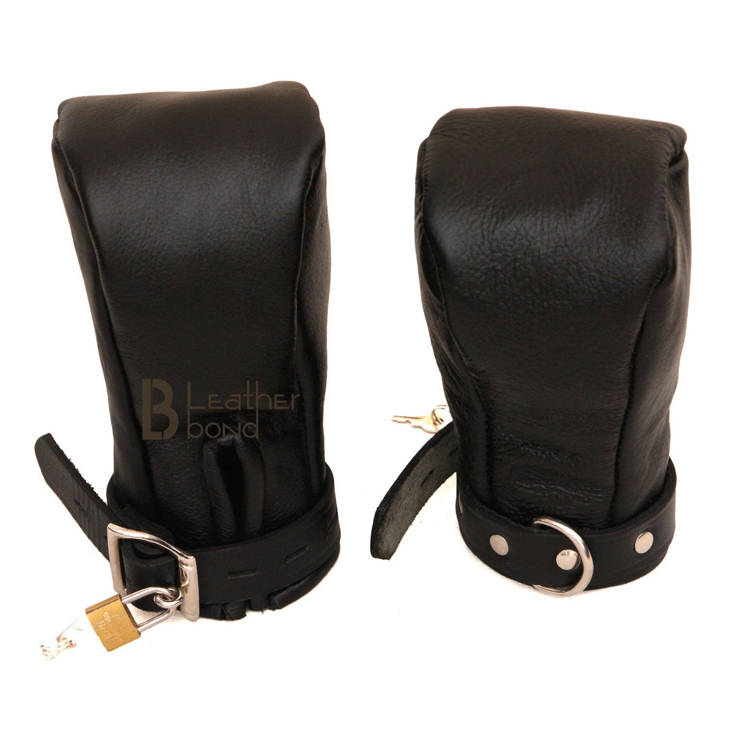 Puppy Play Animal Role Bondage Set Cowhide Leather Restraint 5 Pieces Set.