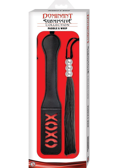 Paddle & Whip Set — Dominant Submissive Collection