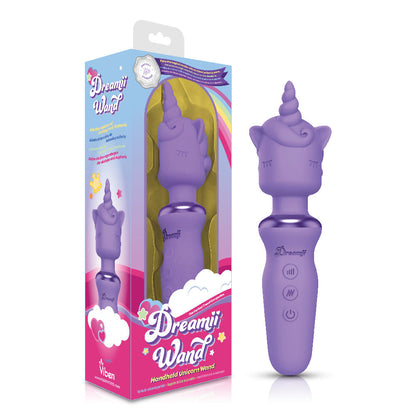 Viben Dreamii Unicorn Wand Vibrator In Lilac Whirl
