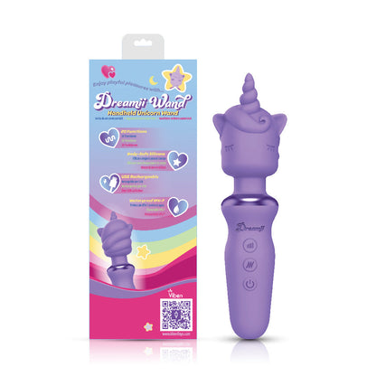 Viben Dreamii Unicorn Wand Vibrator In Lilac Whirl