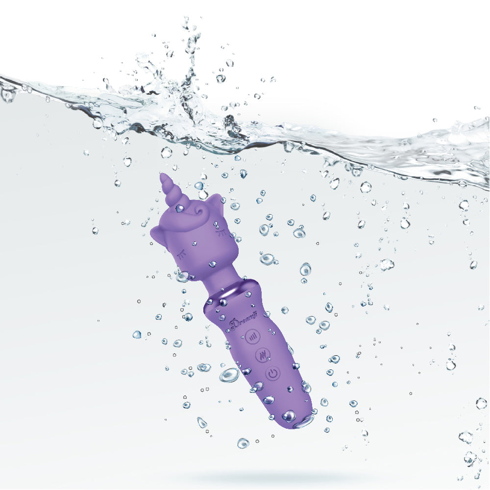 Viben Dreamii Unicorn Wand Vibrator In Lilac Whirl
