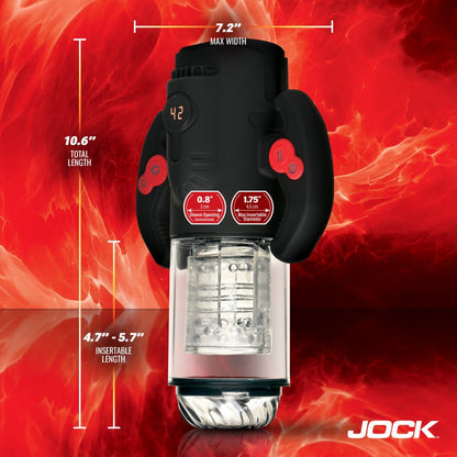 JOCK Advanced Turbo Max Spinning Thrusting And Sucking Masturbator