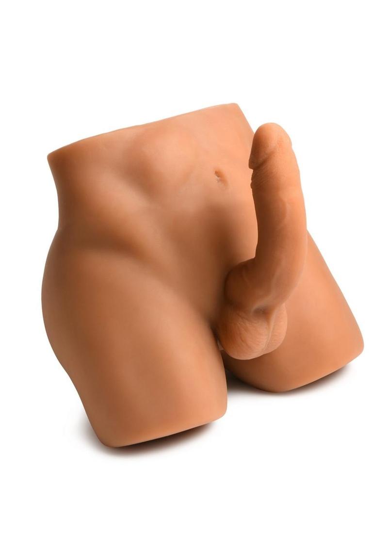 Curve Toys Jock Male Masturbator | Thrusting & Warming Dildo | Remote Control