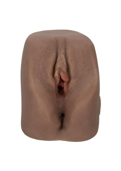 Lacey's Afro-Centric Vibrating Masturbator With Bullet And Remote Control In Chocolate