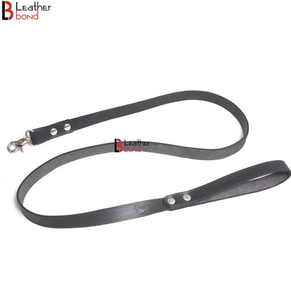 Puppy Play Animal Role Bondage Set Cowhide Leather Restraint 5 Pieces Set.