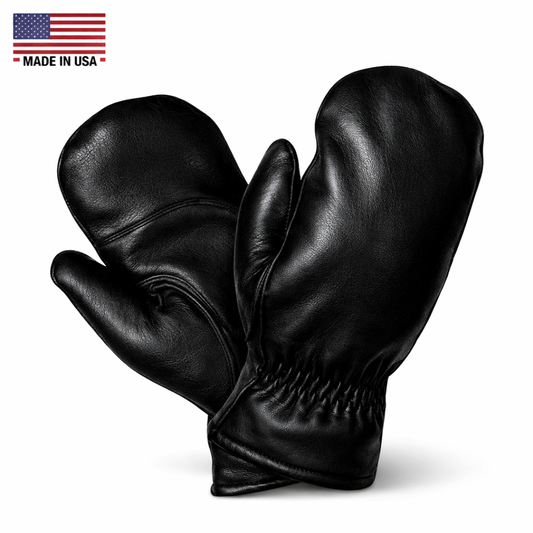 Legendary Deerskin Leather Insulated Mittens