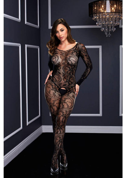 Longsleeve Crotchless Bodystocking