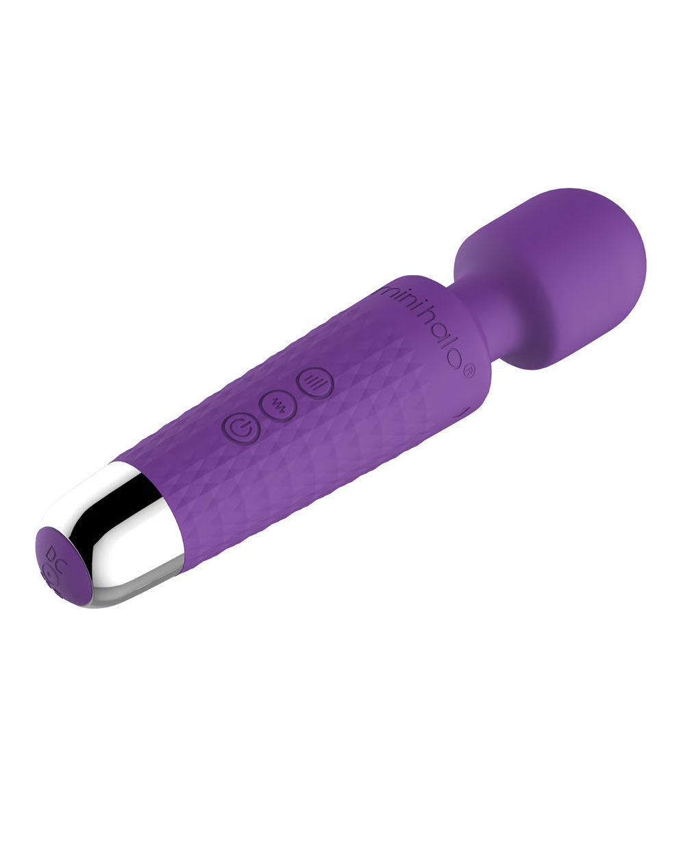 Mini Halo Wireless 20X Wand Vibrator In Amethyst