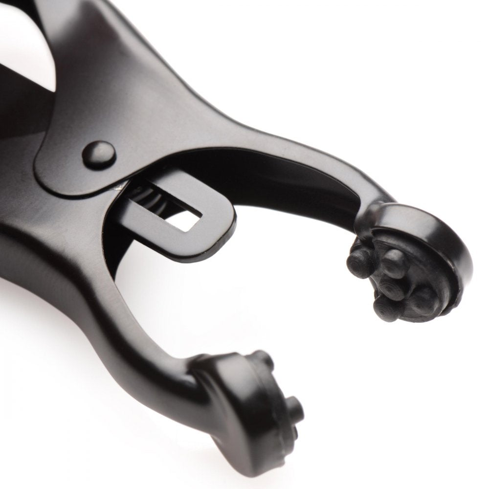 Master Series Monarch Noir Nipple Vice With Chain