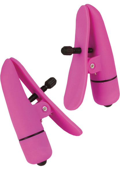 Nipplettes Vibrating Nipple Clamps - Wireless Adjustable