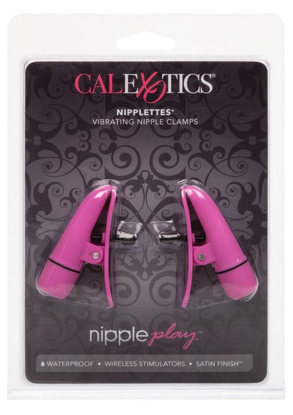 Nipplettes Vibrating Nipple Clamps - Wireless Adjustable