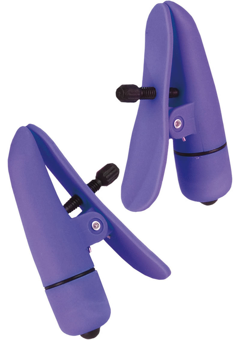 Nipplettes Vibrating Nipple Clamps - Wireless Adjustable