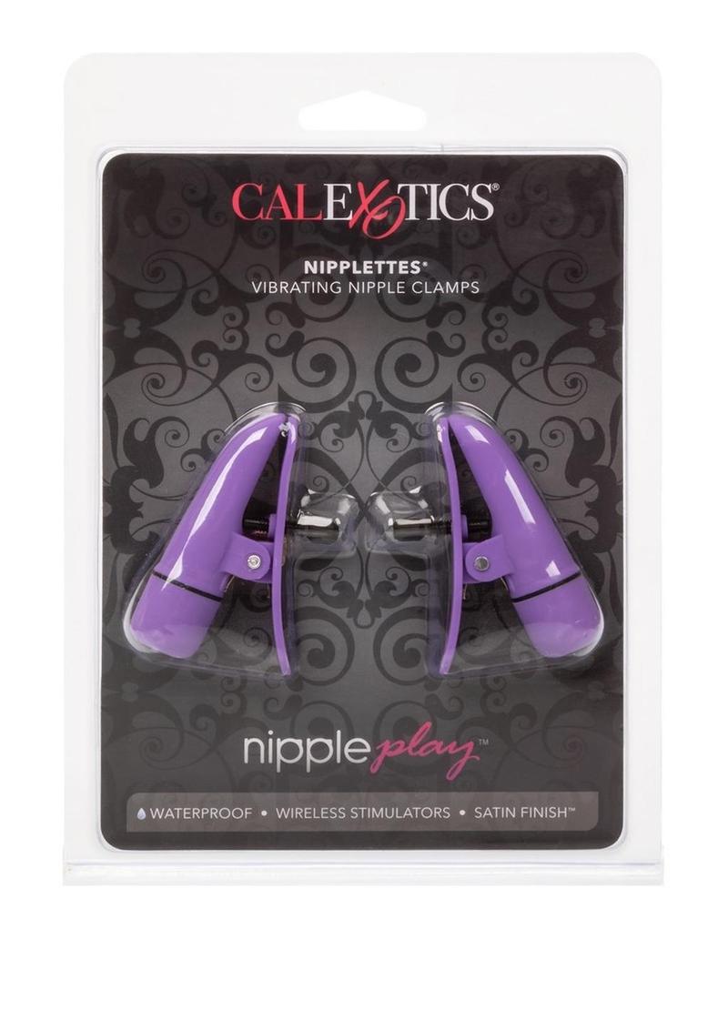 Nipplettes Vibrating Nipple Clamps - Wireless Adjustable