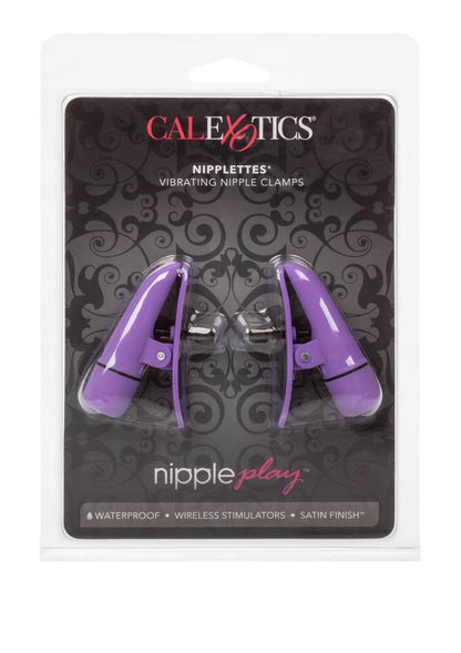 Nipplettes Vibrating Nipple Clamps - Wireless Adjustable