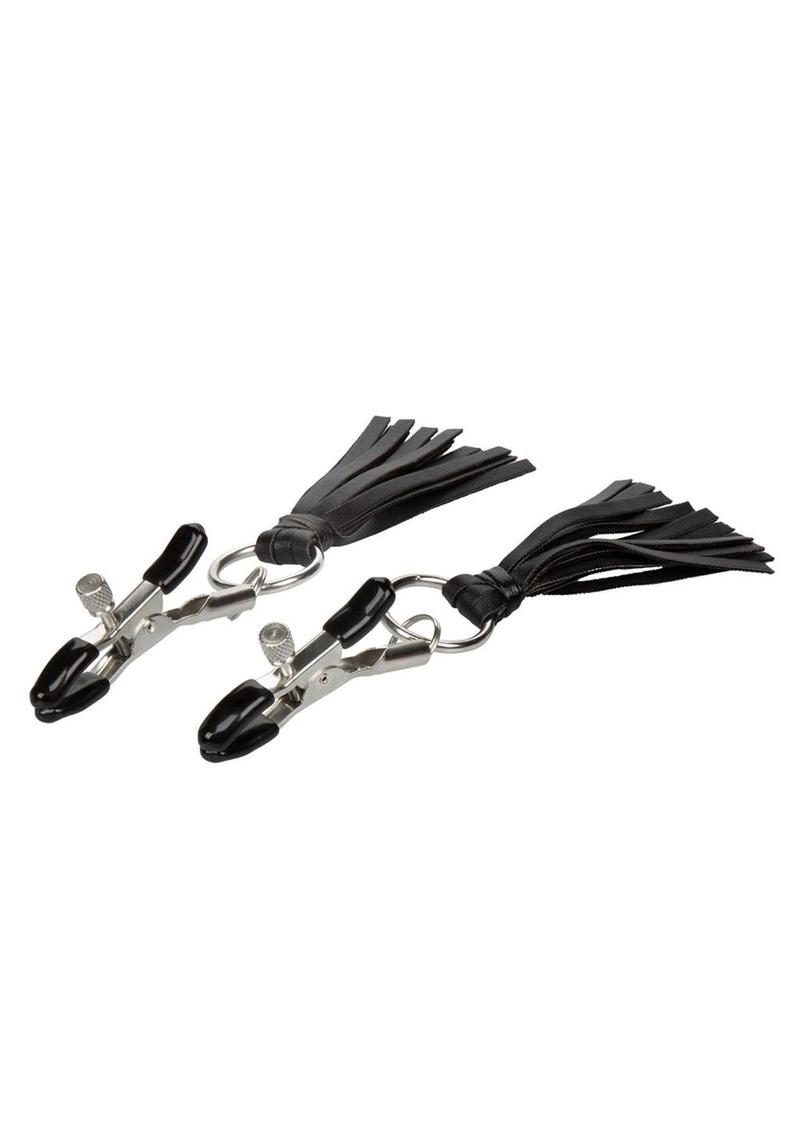 Playful Tassels Nipple Clamps - Adjustable Designer Clamps