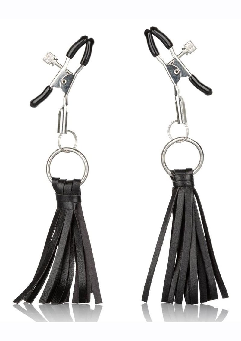 Playful Tassels Nipple Clamps - Adjustable Designer Clamps