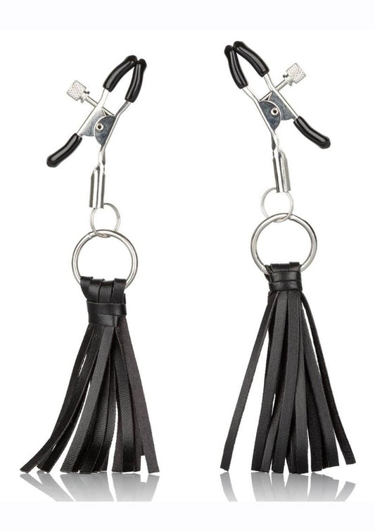 Playful Tassels Nipple Clamps - Adjustable Designer Clamps