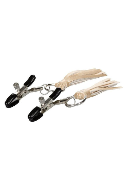 Playful Tassels Nipple Clamps - Adjustable Designer Clamps