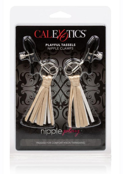 Playful Tassels Nipple Clamps - Adjustable Designer Clamps