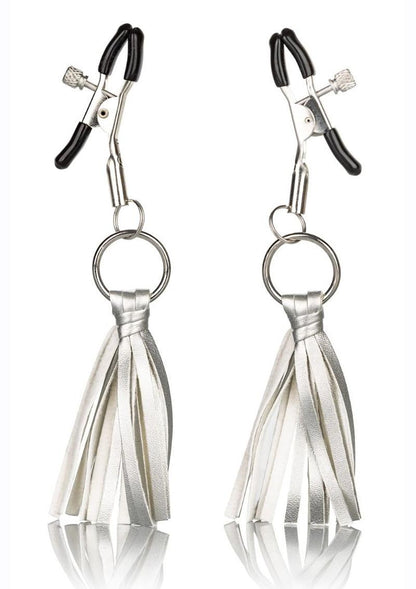 Playful Tassels Nipple Clamps - Adjustable Designer Clamps