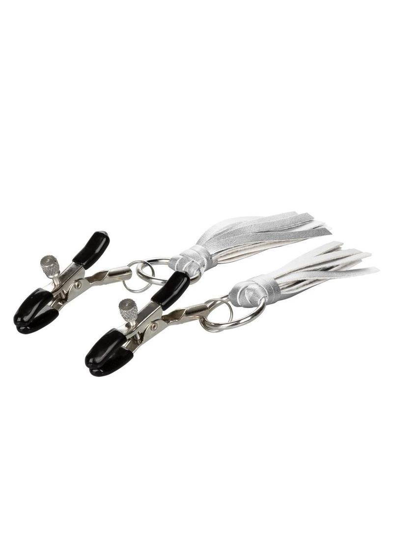 Playful Tassels Nipple Clamps - Adjustable Designer Clamps