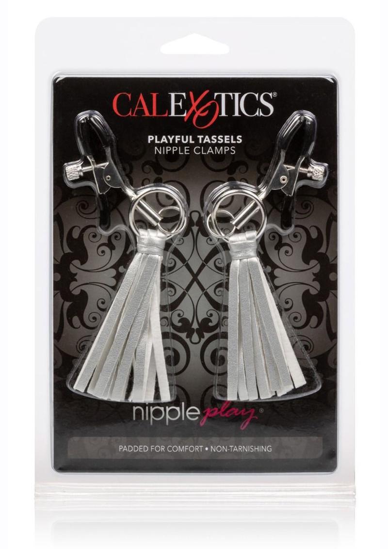 Playful Tassels Nipple Clamps - Adjustable Designer Clamps