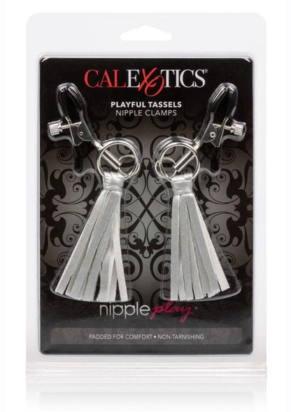 Playful Tassels Nipple Clamps - Adjustable Designer Clamps
