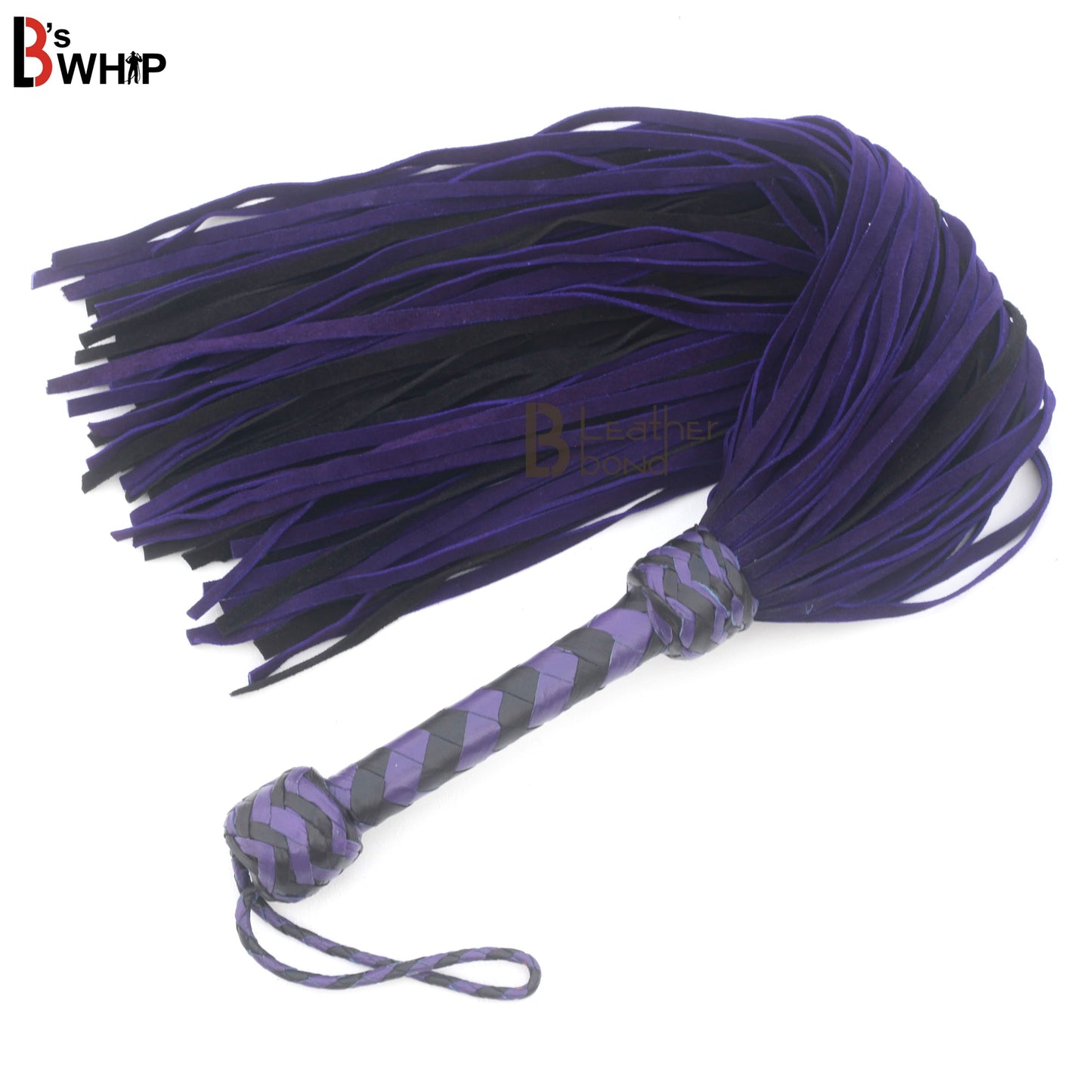 Premium Purple Cowhide Leather Bondage Set – 9-Piece Restraint Kit