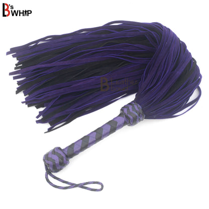 Premium Purple Cowhide Leather Bondage Set – 9-Piece Restraint Kit
