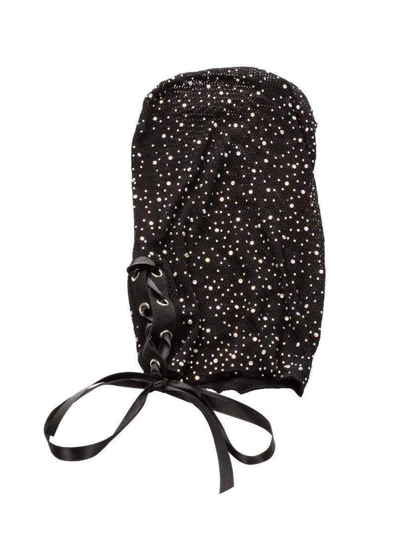 Radiance Full Hood — Mesh & Rhinestone Lace-Up Cover