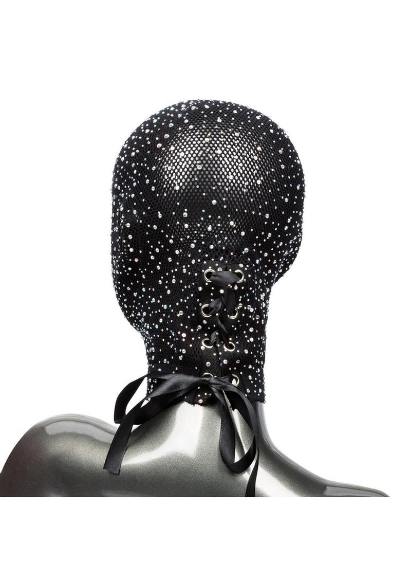 Radiance Full Hood — Mesh & Rhinestone Lace-Up Cover