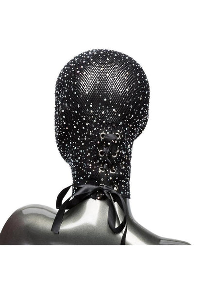 Radiance Full Hood — Mesh & Rhinestone Lace-Up Cover