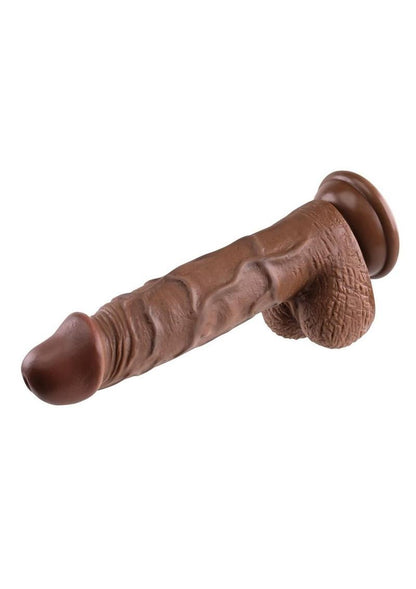 Envy Menswear 8" Realistic Dildo | Dual-Density | Chocolate