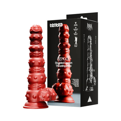 Tentra Rengol Studded Fantasy Thrusting Dildo With Remote Control