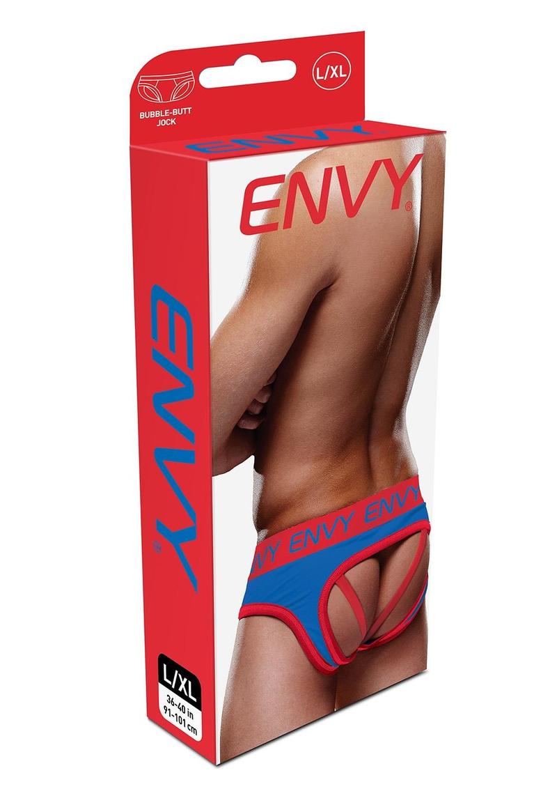 Envy Menswear Solid Jockstrap Brief | Pink/Yellow, Blue/Pink, Black/Pink & Blue/Red