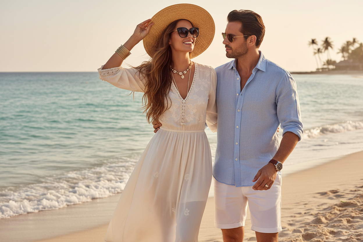 Spring Summer Beach Couple