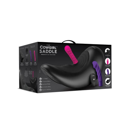 Cowgirl Saddle Sex Machine With 3-In-1 Thrusting Vibration And Clitoral Tapping