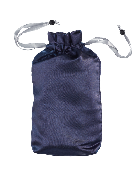 Antimicrobial Toy Storage Tote By Sarah's Playroom In Navy, Silver, And Pink